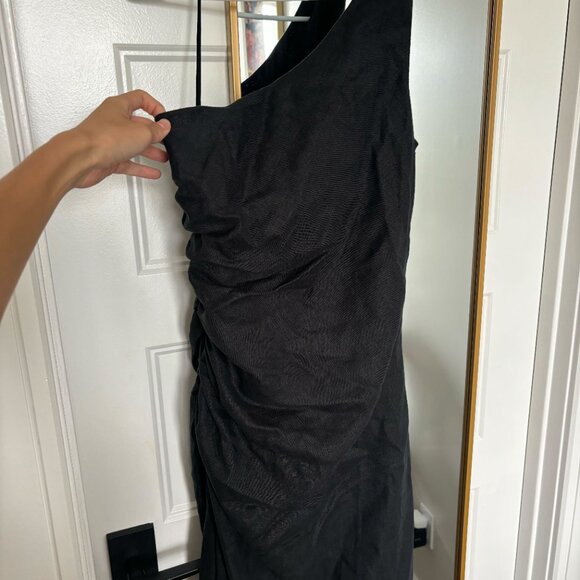 Mara Hoffman Enya one-shoulder ruched hemp maxi dress (NWT) - Picture 8 of 10